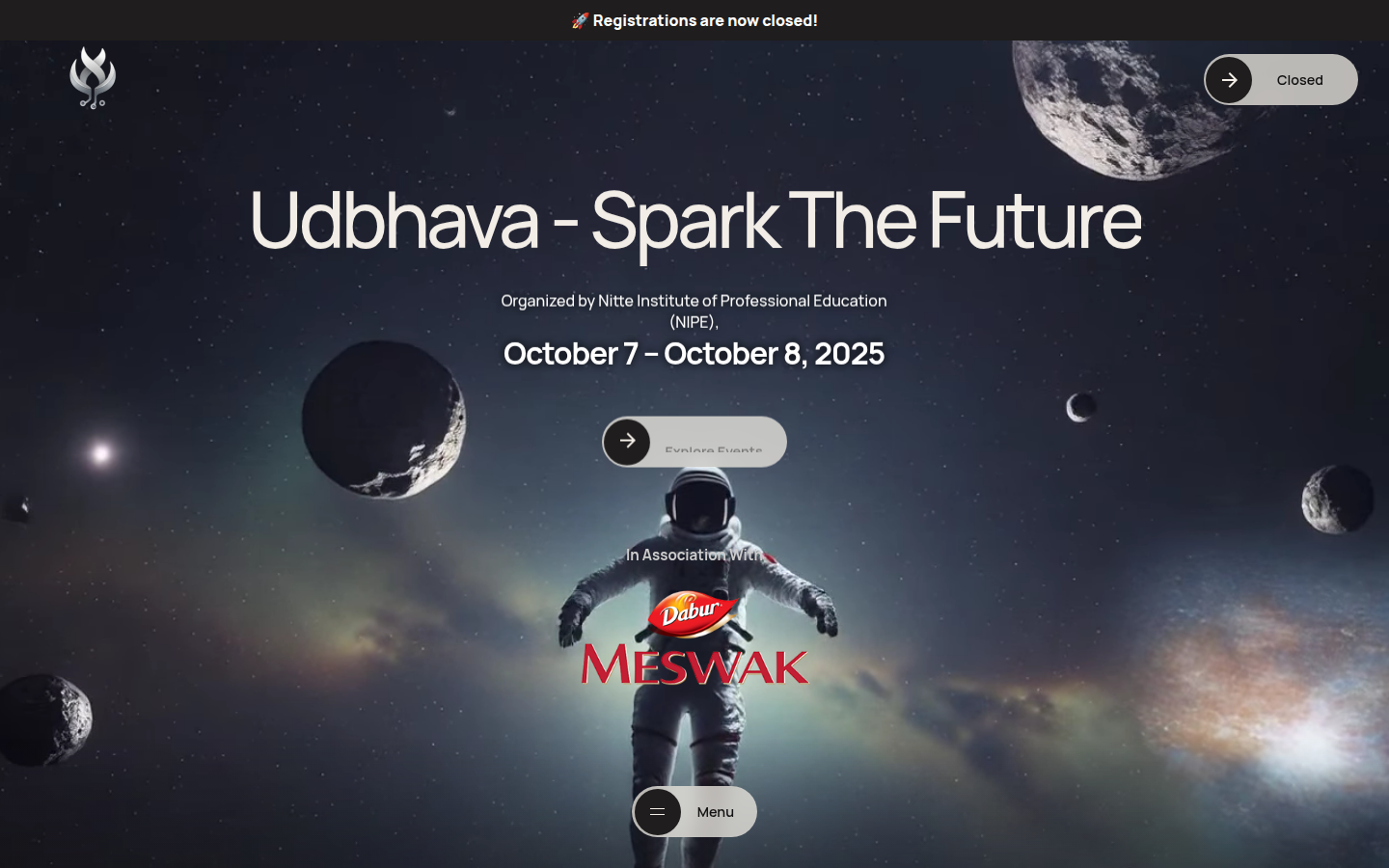 Udbhava 2025 homepage